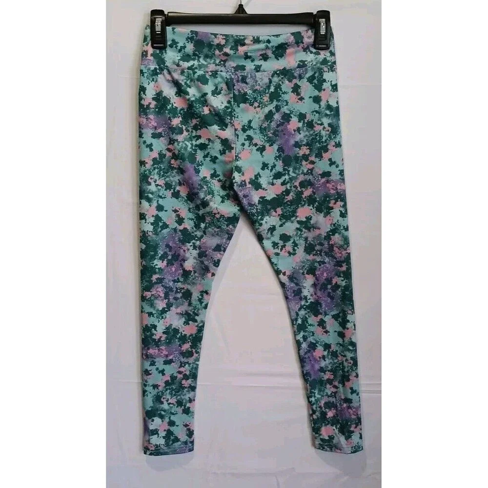 Converse Girls Light Aqua Leggings New With Tags Size Large 12/13 Years